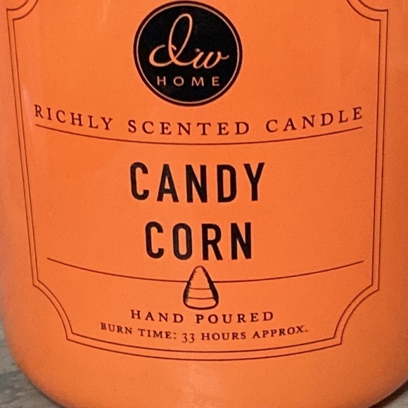 DW HOME CANDY CORN Halloween JAR CANDLE NEW - Picture 2 of 9